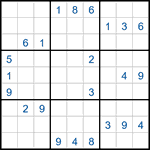 Судоку-соседи 9х9 #8 средний Судоку-соседи 9х9 #8 средний