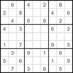 Судоку “Ход конем” 9х9 #22 легкий