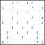 Судоку “Ход конем” 9х9 #25 легкий