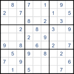 Судоку “Ход конем” 9х9 #26 легкий