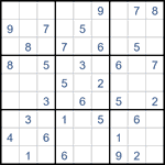 Судоку “Ход конем” 9х9 #27 легкий