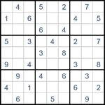 Судоку “Ход конем” 9х9 #28 легкий