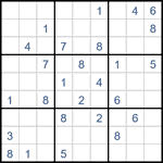 Судоку “Ход конем” 9х9 #12 средний Судоку “Ход конем” 9х9 #12 средний