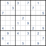 Судоку “Ход конем” 9х9 #22 средний