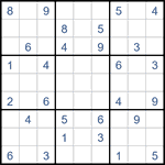 Судоку “Ход конем” 9х9 #25 средний