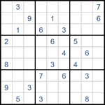 Судоку “Ход конем” 9х9 #26 средний