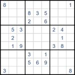 Судоку “Ход конем” 9х9 #29 средний