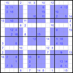 Виндоку 16х16 #12 очень трудный