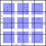 Виндоку 16х16 #13 очень трудный