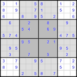 Судоку-бабочка #32 легкий