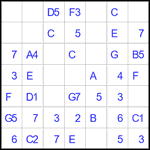 Квадрат Эйлера 7х7 #12 легкий Квадрат Эйлера 7х7 #12 легкий