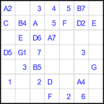 Квадрат Эйлера 7х7 #14 легкий Квадрат Эйлера 7х7 #14 легкий