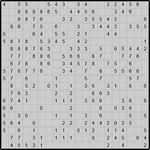 Японская мозаика #3093 “Снеговик”