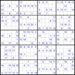 Судоку 20х20 #48 средний