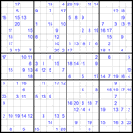 Судоку 20х20 #50 средний