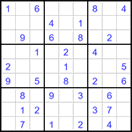 Судоку 9х9 #3153 легкий