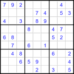 Судоку 9х9 #3154 легкий