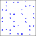 Судоку 9х9 #3155 легкий