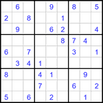 Судоку 9х9 #3159 легкий