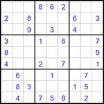 Судоку 9х9 #3164 легкий