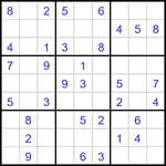 Судоку 9х9 #3168 легкий
