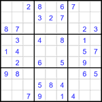 Судоку 9х9 #3170 легкий