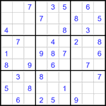 Судоку 9х9 #3173 легкий