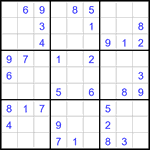Судоку 9х9 #3177 легкий