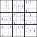 Судоку 9х9 #3182 легкий