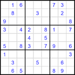 Судоку 9х9 #3185 легкий