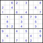 Судоку 9х9 #3192 легкий