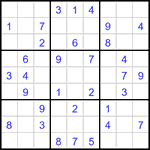 Судоку 9х9 #3194 легкий