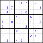 Судоку 9х9 #3121 средний