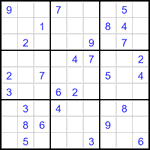 Судоку 9х9 #3123 средний