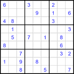 Судоку 9х9 #3124 средний