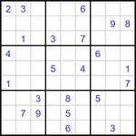Судоку 9х9 #3126 средний
