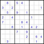 Судоку 9х9 #3128 средний