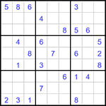 Судоку 9х9 #3129 средний