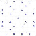 Судоку 9х9 #3130 средний