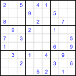 Судоку 9х9 #3131 средний