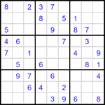 Судоку 9х9 #3133 средний
