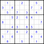 Судоку 9х9 #3135 средний