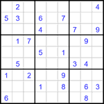 Судоку 9х9 #3138 средний