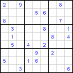 Судоку 9х9 #3139 средний