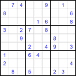 Судоку 9х9 #3140 средний