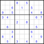 Судоку 9х9 #3143 средний