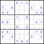 Судоку 9х9 #3144 средний