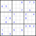 Судоку 9х9 #3148 средний