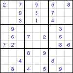 Судоку 9х9 #3151 средний