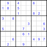 Судоку 9х9 #3153 средний